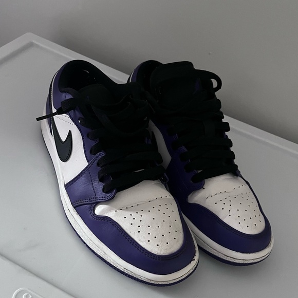 Jordan 1 Low Court Purple White - Picture 5 of 5